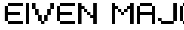 Eiven Major font preview